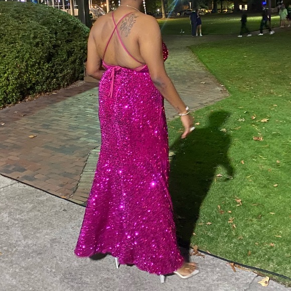 Squin Maxi Dress - Picture 3 of 5